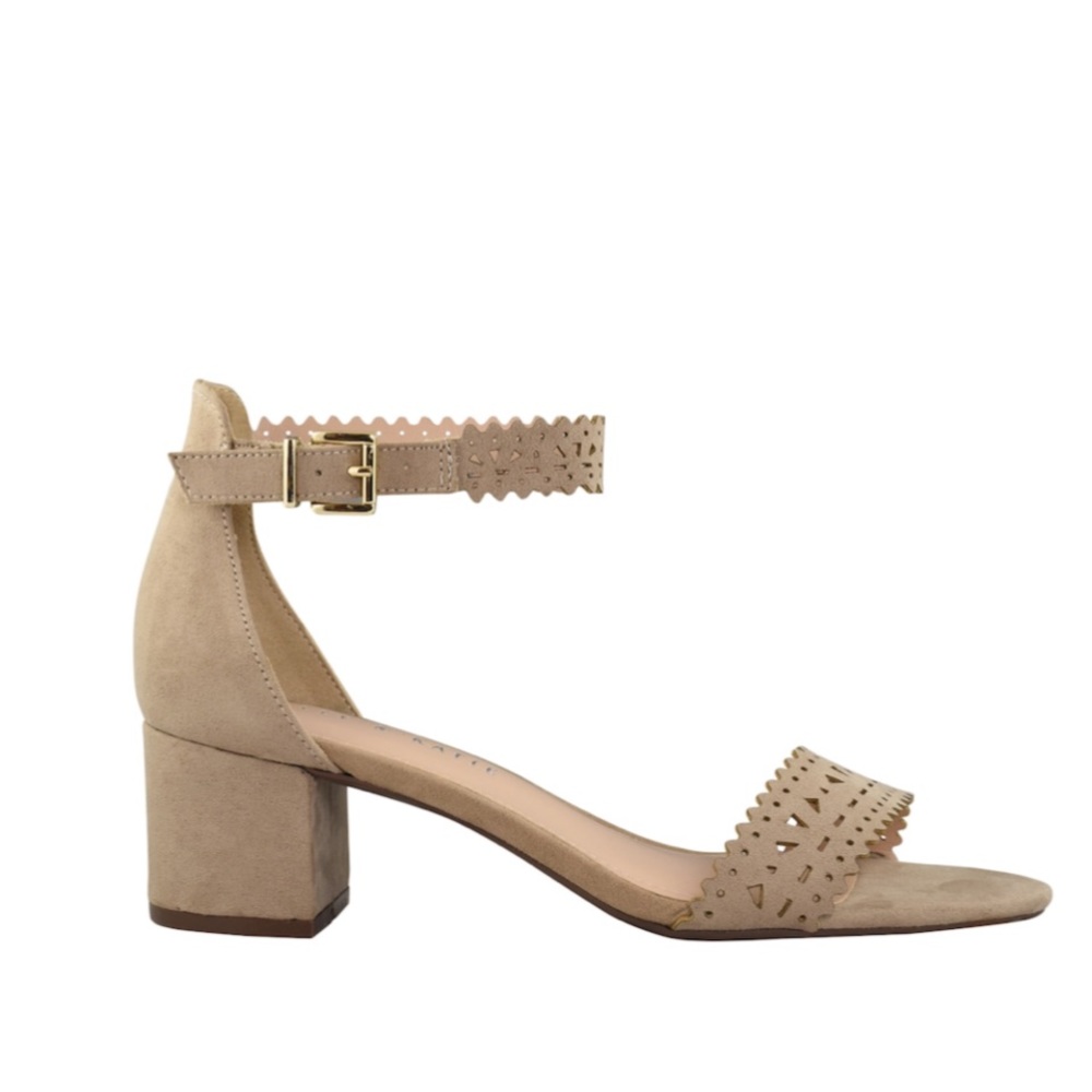 Kelly & Katie | “Tona” Taupe Heeled Sandals - Picture 6 of 6